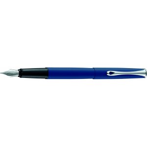 Stilou Diplomat Esteem, Cu Penita B, Din Otel Inoxidabil - Lapis Blue