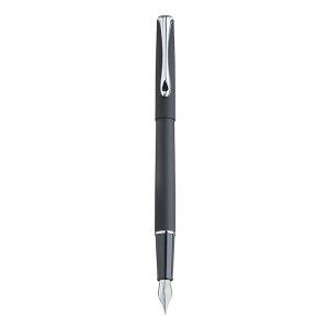 Stilou Diplomat Traveller, Cu Penita M, Din Otel Inoxidabil - Lapis Black
