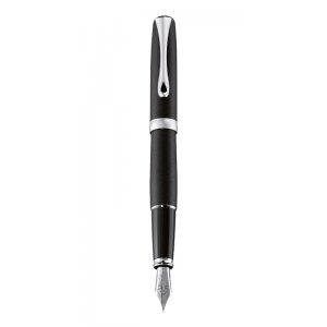 Stilou Diplomat Excellence A2, Cu Penita M, Din Otel Inoxidabil - Lapis Black Matt Chrome