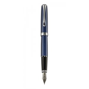 Stilou Diplomat Excellence A2, Cu Penita M, Din Otel Inoxidabil - Midnight Blue Chrome