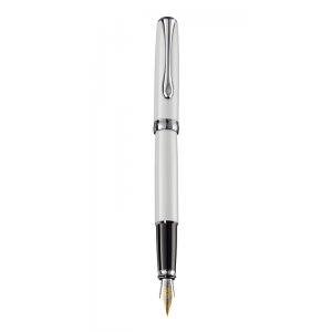 Stilou Diplomat Excellence A2, Cu Penita M, Aurita 14kt. - Pearl White