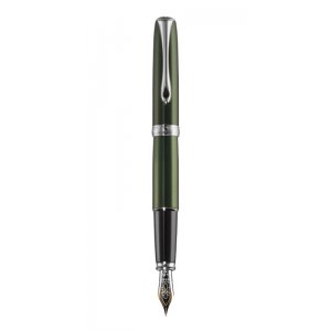 Stilou Diplomat Excellence A2, Cu Penita M, Aurita 14kt. - Evergreen Chrome