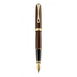 Stilou Diplomat Excellence A2, Cu Penita M, Din Otel Inoxidabil - Marrakesh Gold
