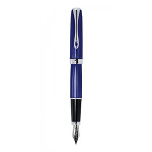 Stilou Diplomat Excellence A2, Cu Penita M, Din Otel Inoxidabil - Sky Line Blue Chrome