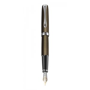 Stilou Diplomat Excellence A2, Cu Penita M, Aurita 14kt. - Oxyd Brass