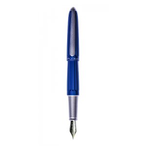 Stilou Diplomat Aero, Cu Penita M, Aurita 14kt. - Blue