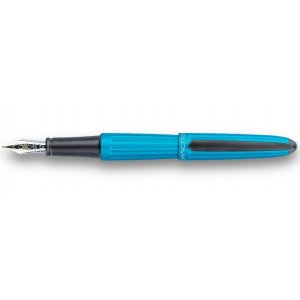 Stilou Diplomat Aero, Cu Penita M, Aurita 14kt. - Turqouise
