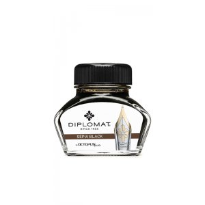 Calimara Cu Cerneala Diplomat Octopus, 30 Ml - Negru Sepia