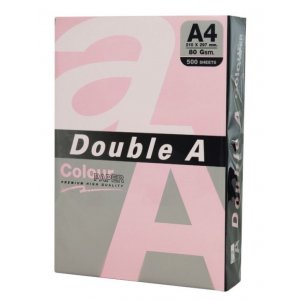 Hartie Color Pentru Copiator A4, 80g/mp, 500coli/top, Double A - Pastel Pink