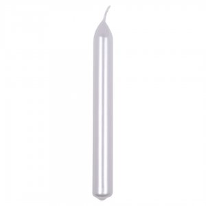 Lumanari Pentru Cina, Lacuite, 20 X 170mm, 10 Buc/set, Donau Home - Albe