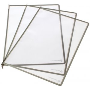 Buzunare Prezentare Pentru Display, A4, (10 Buc/set), Rama Metalica, Djois - Gri Buzunare Prezentare Pentru Display, A4, (10 Buc/set), Rama Metalica, Djois - Gri