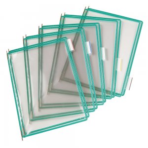 Buzunare Prezentare Pentru Display, A4, (10 Buc/set), Rama Metalica, Djois - Verde Buzunare Prezentare Pentru Display, A4, (10 Buc/set), Rama Metalica, Djois - Verde