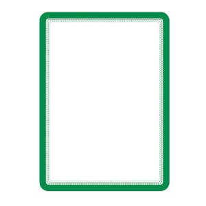 Buzunar Magnetic Pentru Documente A4, Cu Rama Color, 2 Buc/set, Djois - Rama Verde