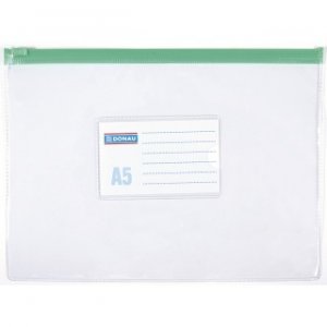 Mapa Protectie Pentru Documente A5, 170 Microni, Cu Fermoar, Donau Mapa Protectie Pentru Documente A5, 170 Microni, Cu Fermoar, Donau