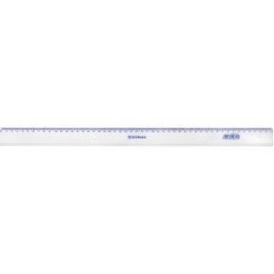 Rigla Din Plastic Transparent, 50cm, Donau Rigla Din Plastic Transparent, 50cm, Donau