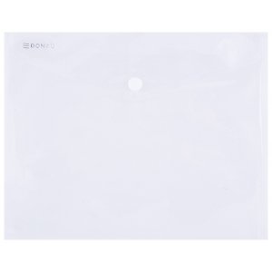 Mapa Pp Protectie Documente A5 Landscape, Inchidere Cu Capsa, 10/set, Donau - Transparent