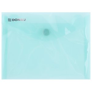 Mapa Pp Protectie Documente A6 Landscape, Inchidere Cu Capsa, 10/set, Donau - Verde Transparent