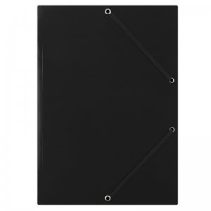 Mapa Din Carton Plastifiat, Cu Elastic Pe Colturi, 400gsm, Donau - Negru