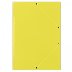 Mapa Din Carton Plastifiat, Cu Elastic Pe Colturi, 400gsm, Donau - Galben