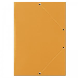 Mapa Din Carton Plastifiat, Cu Elastic Pe Colturi, 400gsm, Donau - Portocaliu