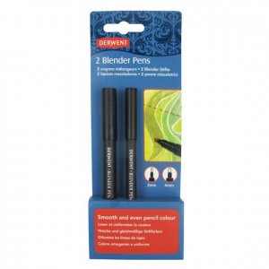 Marker Derwent Professional, Pentru Amestec Si Estompare, 2 Buc/ Set, Varf Tip Glont, 2 Si 4 Mm, Bli
