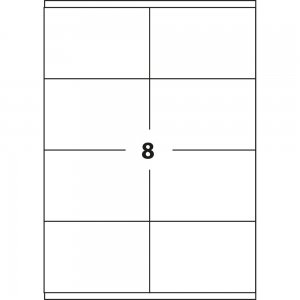 Etichete Autoadezive 8/A4, Dimensiune 105X70 mm, 100 Coli/Cutie Etichete Autoadezive 8/A4, Dimensiune 105X70 mm, 100 Coli/Cutie