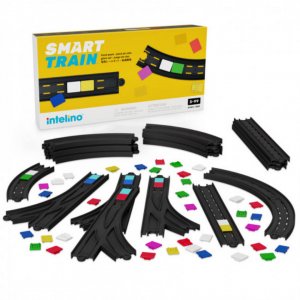 Set Sine Extensie Pentru Tren Intelino, 20 Piese +40 Piese De Codare Set Sine Extensie Pentru Tren Intelino, 20 Piese +40 Piese De Codare