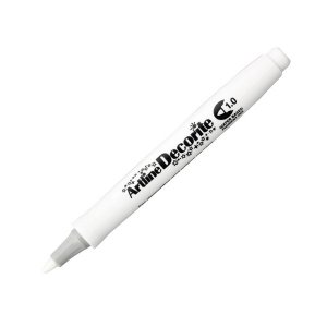Marker Artline Decorite, Varf Rotund 1.0mm - Alb