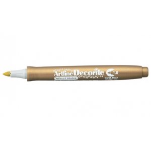 Marker Artline Decorite, Varf Rotund 1.0mm - Auriu