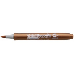 Marker Artline Decorite, Varf Flexibil (tip Pensula) - Bronz