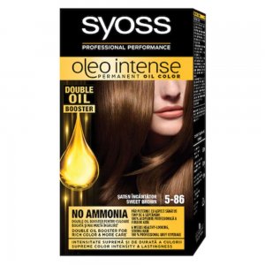 Vopsea de Par Permanenta, Fara Amoniac, SYOSS Oleo Intense, 5-86 Nuanta Saten Incantator, 115 ml, Vopsea Permanenta, Vopsea Fara Amoniac, Vopsea SYOSS, Vopsea de Par Profesionala Vopsea de Par Permanenta, Fara Amoniac, SYOSS Oleo Intense, 5-86 Nuanta Saten Incantator, 115 ml, Vopsea Permanenta, Vopsea Fara Amoniac, Vopsea SYOSS, Vopsea de Par Profesionala