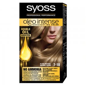 Vopsea de Par Permanenta, Fara Amoniac, SYOSS Oleo Intense, 7-10 Nuanta Blond Natural, 115 ml, Vopsea Permanenta, Vopsea Fara Amoniac, Vopsea SYOSS, Vopsea de Par Profesionala Vopsea de Par Permanenta, Fara Amoniac, SYOSS Oleo Intense, 7-10 Nuanta Blond Natural, 115 ml, Vopsea Permanenta, Vopsea Fara Amoniac, Vopsea SYOSS, Vopsea de Par Profesionala