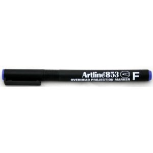 Ohp Permanent Marker Artline 853, Varf Fin - 0.5mm - Albastru Ohp Permanent Marker Artline 853, Varf Fin - 0.5mm - Albastru