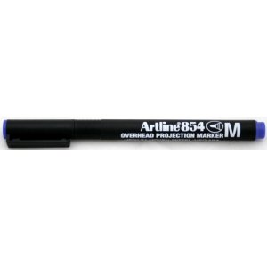 Ohp Permanent Marker Artline 854, Varf Mediu - 1.0mm - Albastru Ohp Permanent Marker Artline 854, Varf Mediu - 1.0mm - Albastru