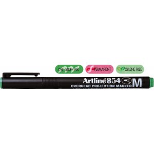 Ohp Permanent Marker Artline 854, Varf Mediu - 1.0mm - Verde Ohp Permanent Marker Artline 854, Varf Mediu - 1.0mm - Verde