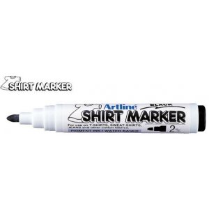 T-shirt Marker Artline, Corp Plastic, Varf Rotund 2.0mm - Negru T-shirt Marker Artline, Corp Plastic, Varf Rotund 2.0mm - Negru