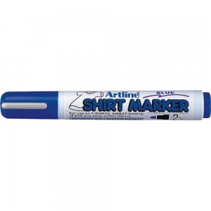 T-shirt Marker Artline, Corp Plastic, Varf Rotund 2.0mm - Albastru T-shirt Marker Artline, Corp Plastic, Varf Rotund 2.0mm - Albastru