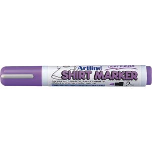 T-shirt Marker Artline, Corp Plastic, Varf Rotund 2.0mm - Mov Deschis T-shirt Marker Artline, Corp Plastic, Varf Rotund 2.0mm - Mov Deschis