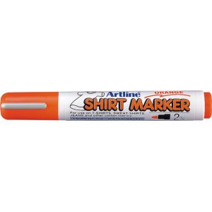 T-shirt Marker Artline, Corp Plastic, Varf Rotund 2.0mm - Portocaliu Pastel T-shirt Marker Artline, Corp Plastic, Varf Rotund 2.0mm - Portocaliu Pastel