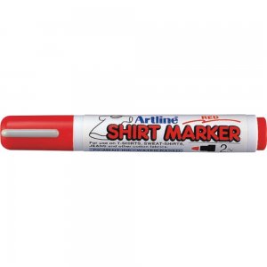 T-shirt Marker Artline, Corp Plastic, Varf Rotund 2.0mm - Rosu T-shirt Marker Artline, Corp Plastic, Varf Rotund 2.0mm - Rosu