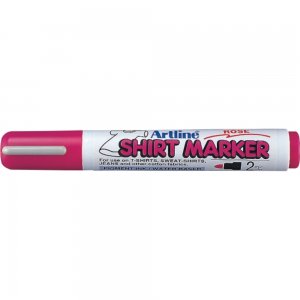 T-shirt Marker Artline, Corp Plastic, Varf Rotund 2.0mm - Roze T-shirt Marker Artline, Corp Plastic, Varf Rotund 2.0mm - Roze