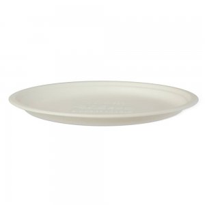 Set 400 Farfurii Plate Biodegradabile 26 cm din Fibra Lemnoasa, Dimensiune 260x20 mm Set 400 Farfurii Plate Biodegradabile 26 cm din Fibra Lemnoasa, Dimensiune 260x20 mm
