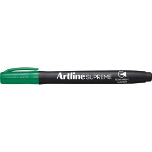 Permanent Marker Artline Supreme, Corp Plastic, Varf Rotund 1.0mm - Verde Permanent Marker Artline Supreme, Corp Plastic, Varf Rotund 1.0mm - Verde