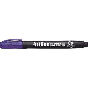 Permanent Marker Artline Supreme, Corp Plastic, Varf Rotund 1.0mm - Mov Permanent Marker Artline Supreme, Corp Plastic, Varf Rotund 1.0mm - Mov