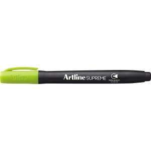 Permanent Marker Artline Supreme, Corp Plastic, Varf Rotund 1.0mm - Galben Pastel Permanent Marker Artline Supreme, Corp Plastic, Varf Rotund 1.0mm - Galben Pastel