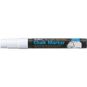Marker Cu Creta Artline, Pentru Table De Scris, Varf 4.0mm - Alb Marker Cu Creta Artline, Pentru Table De Scris, Varf 4.0mm - Alb