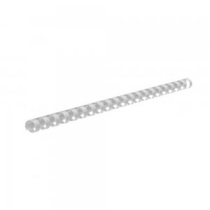 Inele din Plastic pentru Indosariere EVOffice, Dimensiune 22 mm, Capacitate 210 Coli, 50 Buc/Bax, Culoare Alb, Spirale din Plastic de Legat