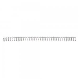 Inele din Metal pentru Indosariere EVOffice, Diametru Spira 11 mm, Capacitate 65-80 Coli, 100 Buc/Bax, Culoare Alba