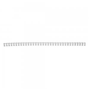 Inele din Metal pentru Indosariere EVOffice, Diametru Spira 6.4 mm, Capacitate 15-30 Coli, 100 Buc/Bax, Culoare Alba