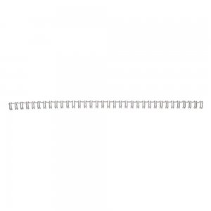 Inele din Metal pentru Indosariere EVOffice, Diametru Spira 8 mm, Capacitate 30-50 Coli, 100 Buc/Bax, Culoare Alba